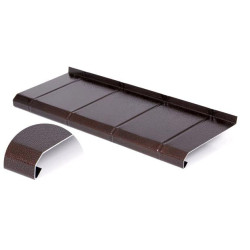 Aluminium tile Standard window sill, Antique Copper